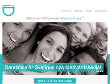 Tablet Screenshot of dentsmile.se